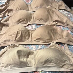 Warner's Classic Beige Bra Set